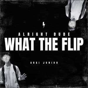 alright dude, what the flip's album cover